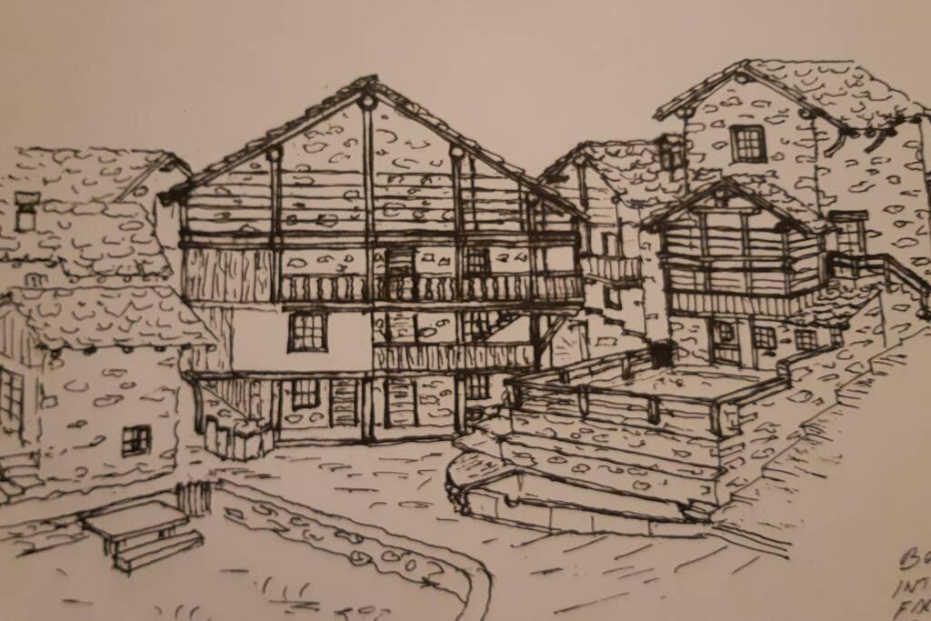 Villa Ca' Scocc, antica casa di montagna in Valsesia Mollia Esterno foto