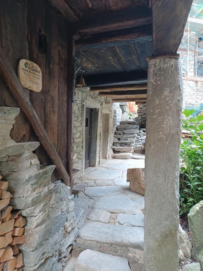 Villa Ca' Scocc, antica casa di montagna in Valsesia Mollia Esterno foto